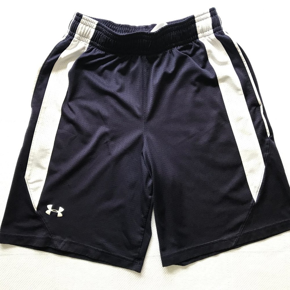 UNDER ARMOUR Men's Blue & White Men's Shorts